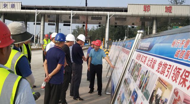 日蘭巨菏改擴建項目一標(biāo)段鄆城互通立交即將建成通車